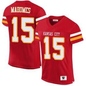 Mens Youths Kids Patrick Mahomes Stitched Red Jersey